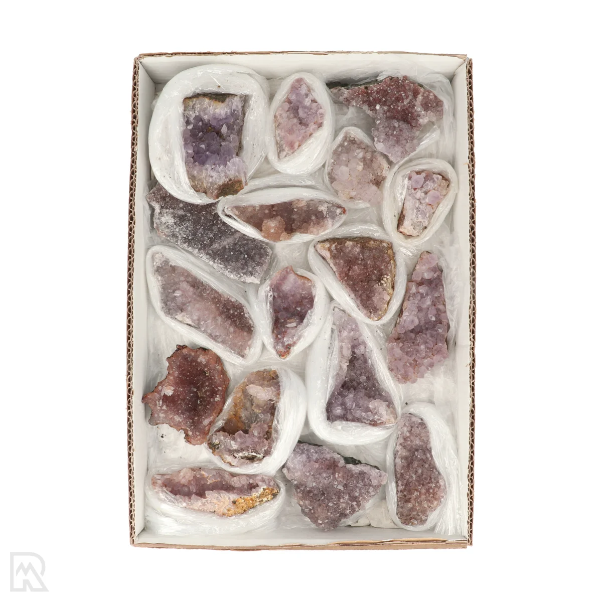 Amethist Verkoopdoos 1 Amethyst-Verkaufsbox aus Marokko mit der Artikelnummer 22062