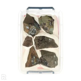 Epidot mit Hämatit Verkaufsbox aus Marokko mit der Artikelnummer 22066