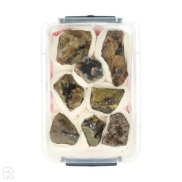 Epidot mit Hämatit Verkaufsbox aus Marokko mit der Artikelnummer 22067