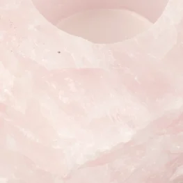 Rozenkwarts Theelichthouder uit Brazilië met artikelnummer 22086