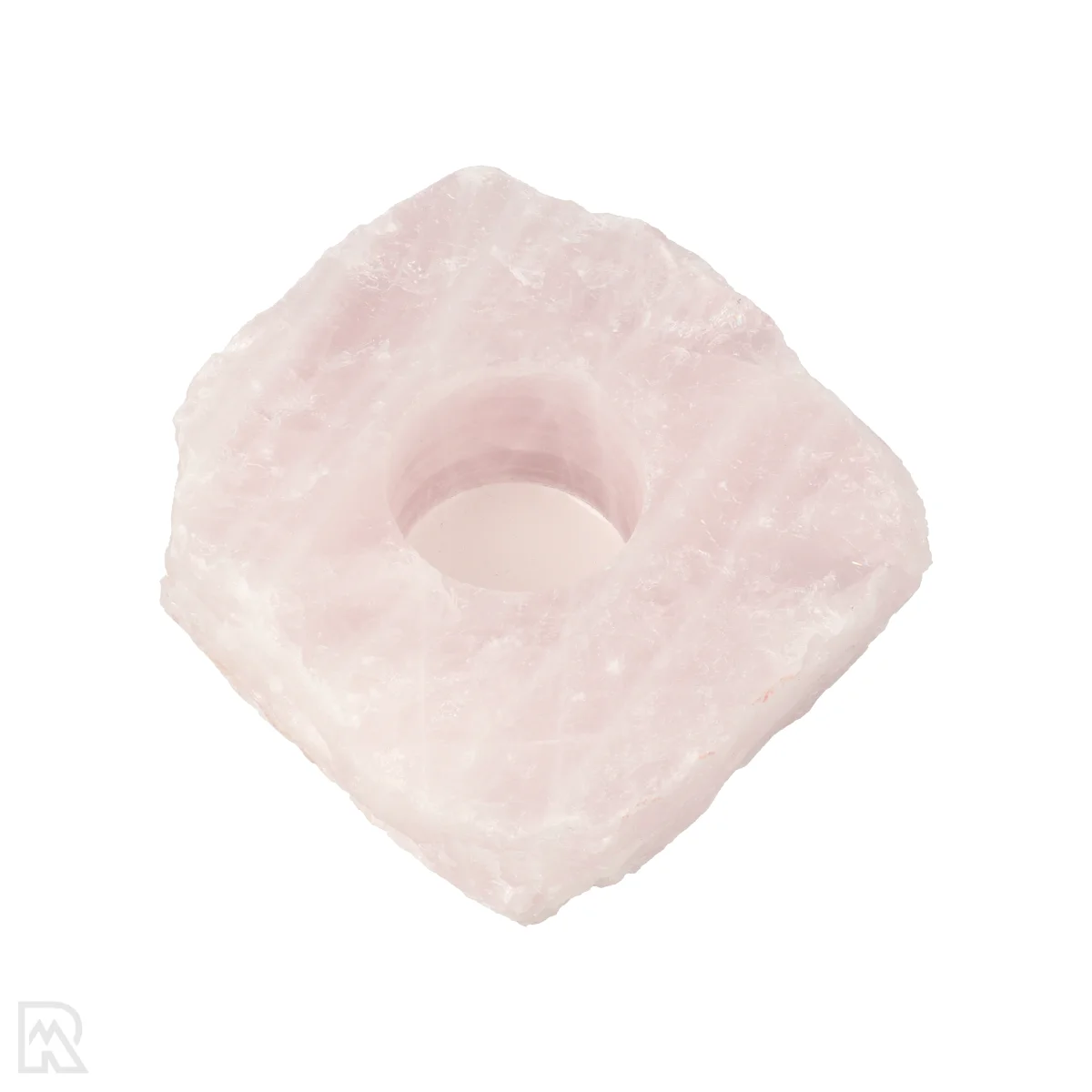 Rozenkwarts Theelichthouder 1 Rozenkwarts Theelichthouder uit Braziliƫ met artikelnummer 22088