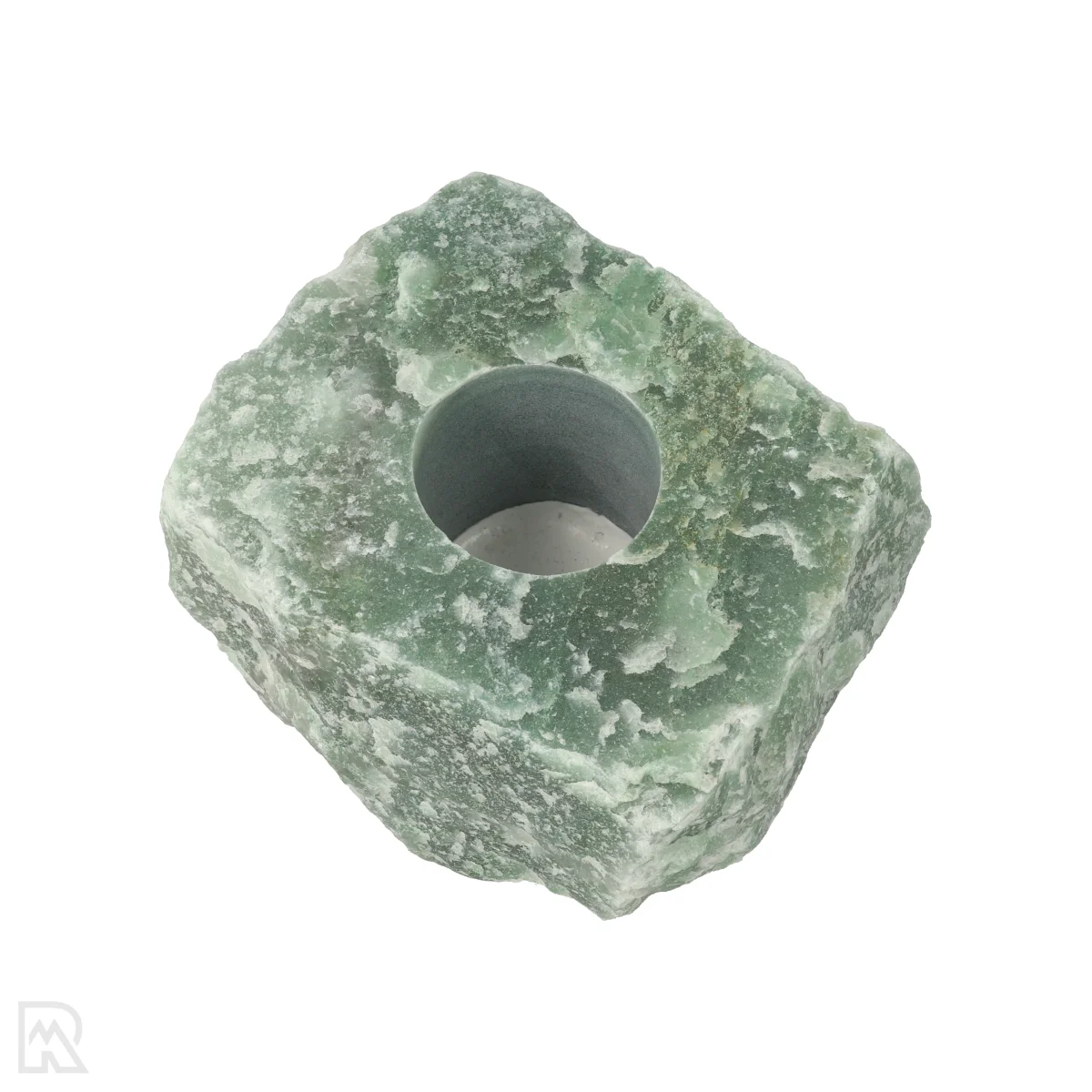 Groene Kwarts Theelichthouder 1 Groene Kwarts Theelichthouder uit Braziliƫ met artikelnummer 22093