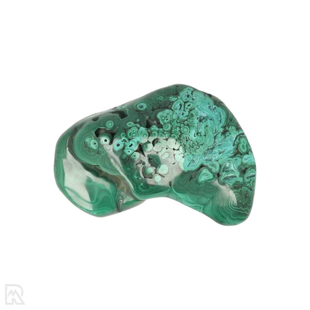 Malachiet Gepolijst 3 Malachiet Gepolijst uit Congo met artikelnummer 22128