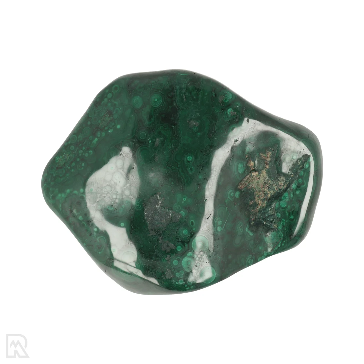 Malachiet Gepolijst 3 Malachiet Gepolijst uit Congo met artikelnummer 22131