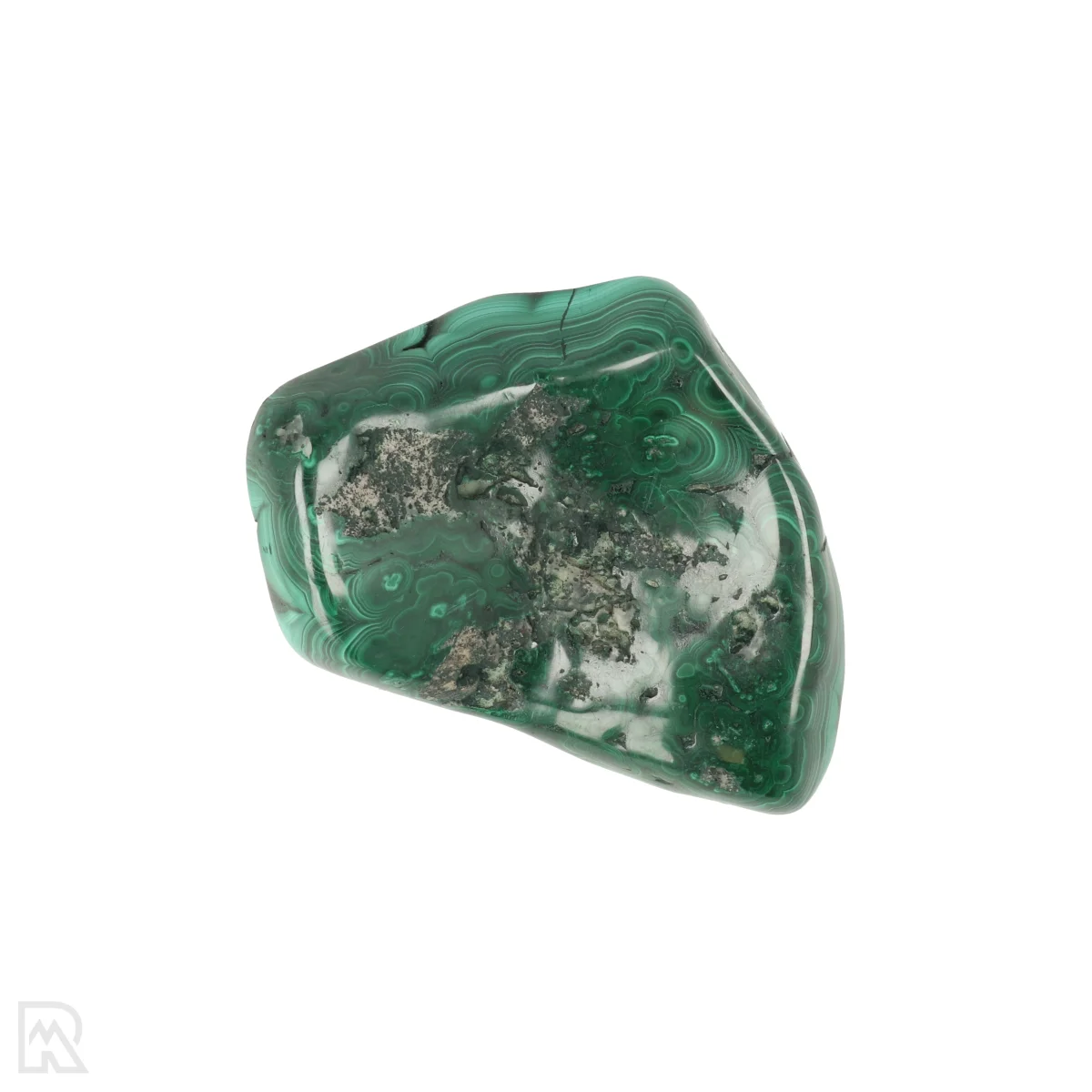 Malachiet Gepolijst 3 Malachiet Gepolijst uit Congo met artikelnummer 22136