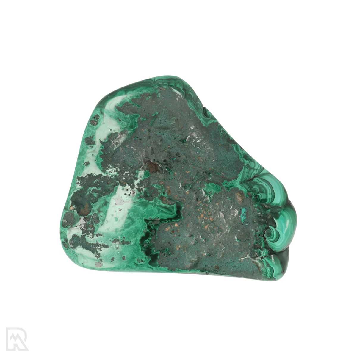 Malachiet Gepolijst 3 Malachiet Gepolijst uit Congo met artikelnummer 22141