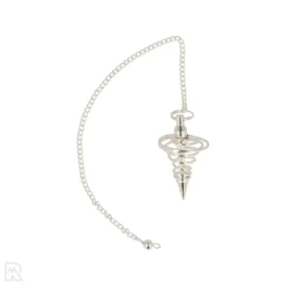 Zilverkleurige Spiraal Pendel