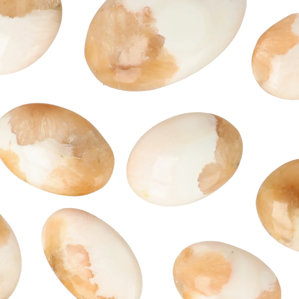 Stilbiet met Scolesiet Handstenen 2 Stilbiet met Scolesiet Handstenen - Afbeelding 2