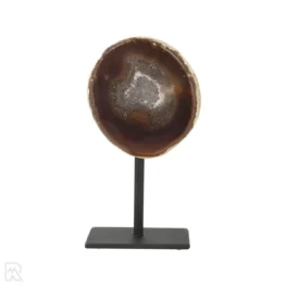 Agate Geode On Stand from Brazil with item number 22277