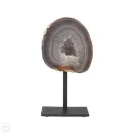 Agate Geode On Stand from Brazil with item number 22278