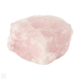 Rose Quartz Tea Light Holder from Brazil with item number 22313