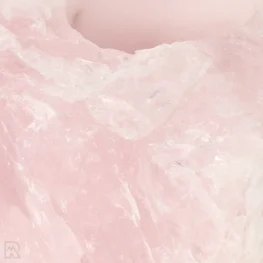 Rose Quartz Tea Light Holder from Brazil with item number 22316