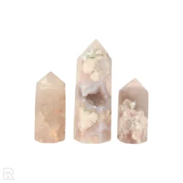 Flower Agate Points from Madagascar with item number 22327