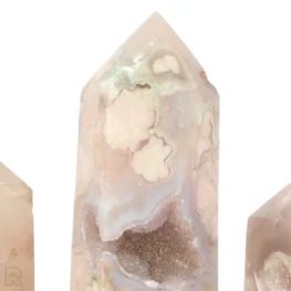 Flower Agate Points from Madagascar with item number 22327