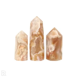 Flower Agate Points from Madagascar with item number 22328