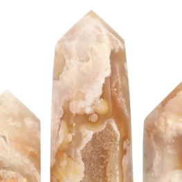 Flower Agate Points from Madagascar with item number 22328