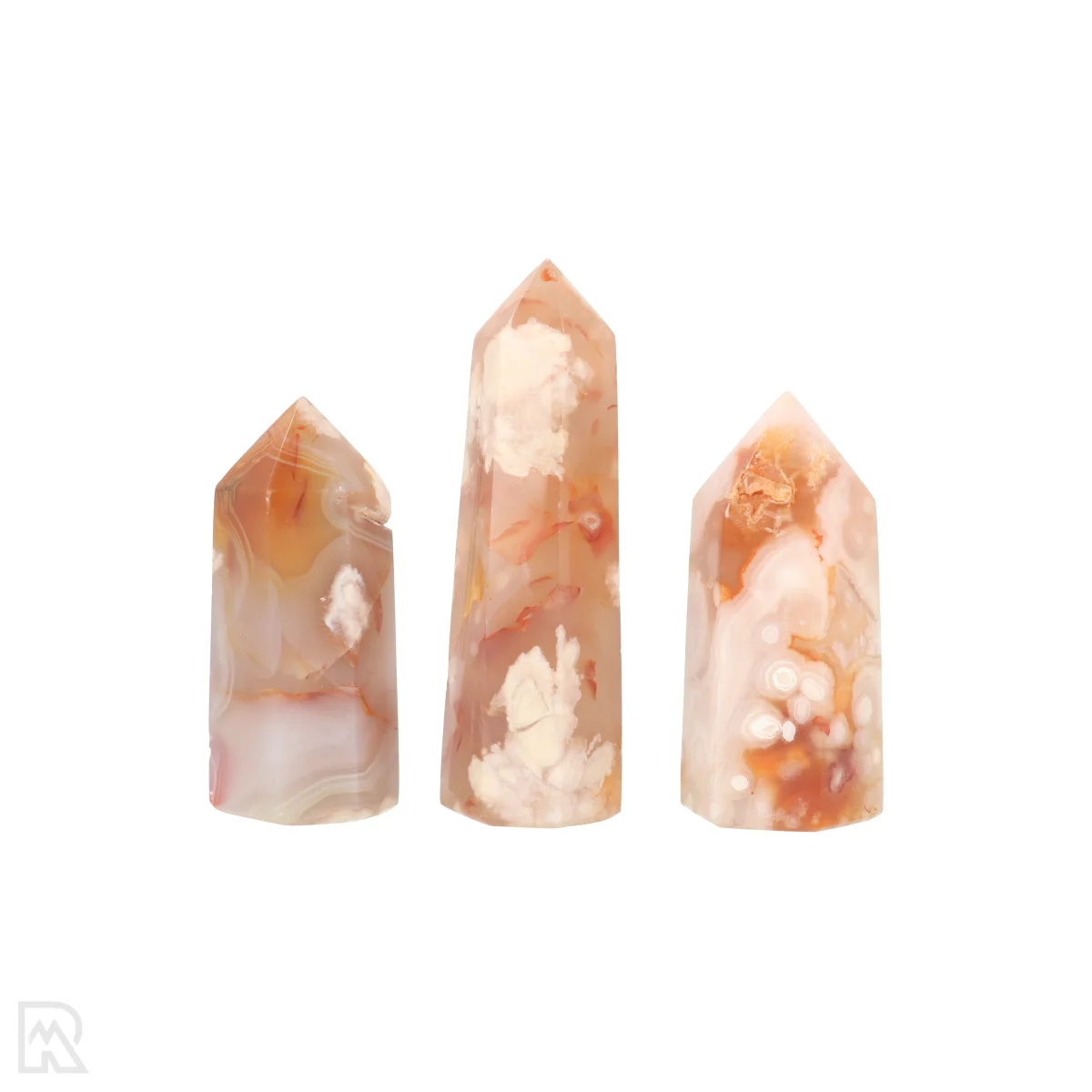 Flower Agate Points 1 Flower Agate Points from Madagascar with item number 22330