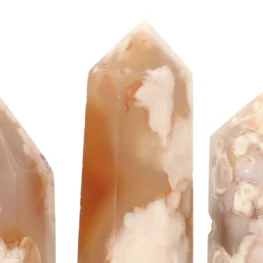 Flower Agate Points from Madagascar with item number 22333