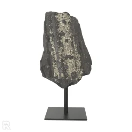 Shungite With Pyrite On Stand from Brazil with item number 22357