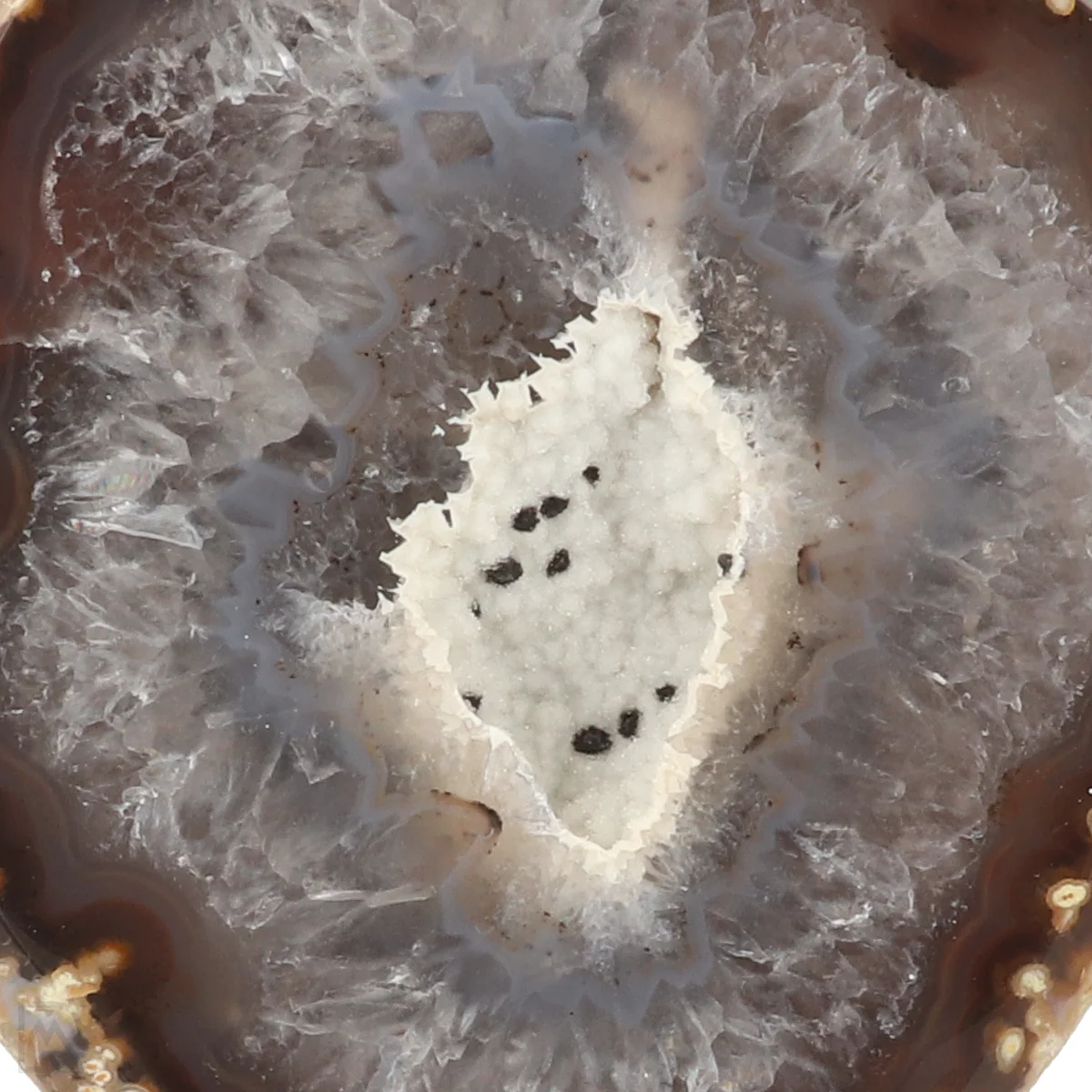 Agaat Geode Op Standaard 2 Agaat Geode Op Standaard uit Braziliƫ met artikelnummer 22380