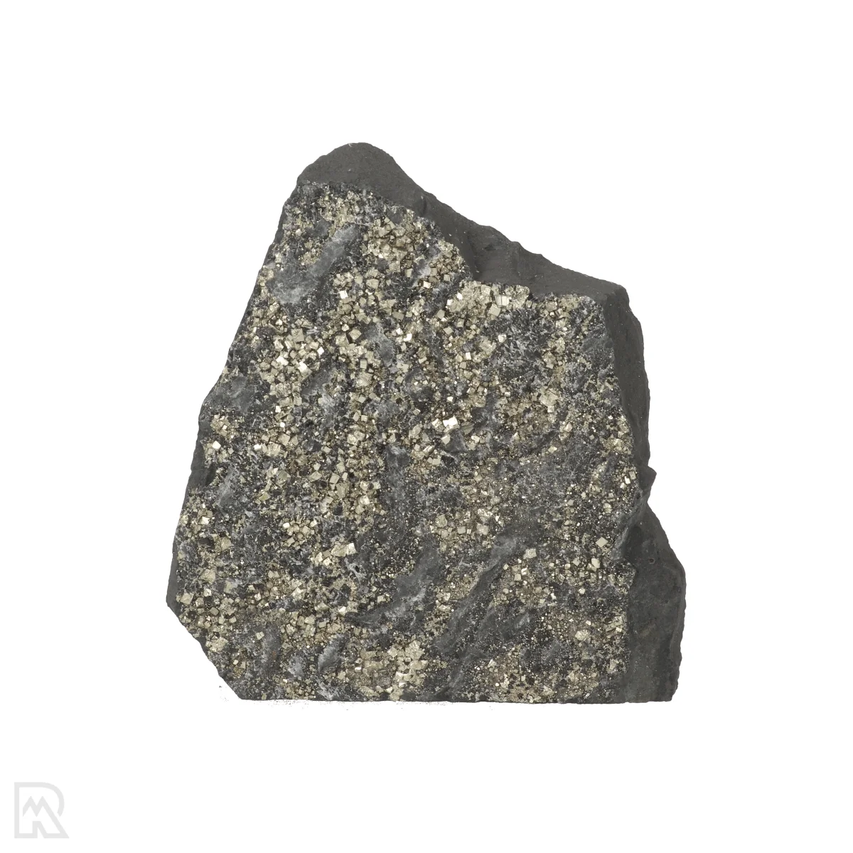 Shungiet Met Pyriet | Cut Base 1 Shungiet Met Pyriet Op Standaard uit Braziliƫ met artikelnummer 22392