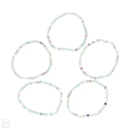 Fluoriet Facetarmband | 4 mm