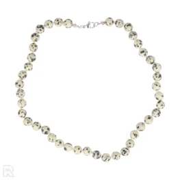 Dalmatiër Jaspis Geknoopte Kralenketting