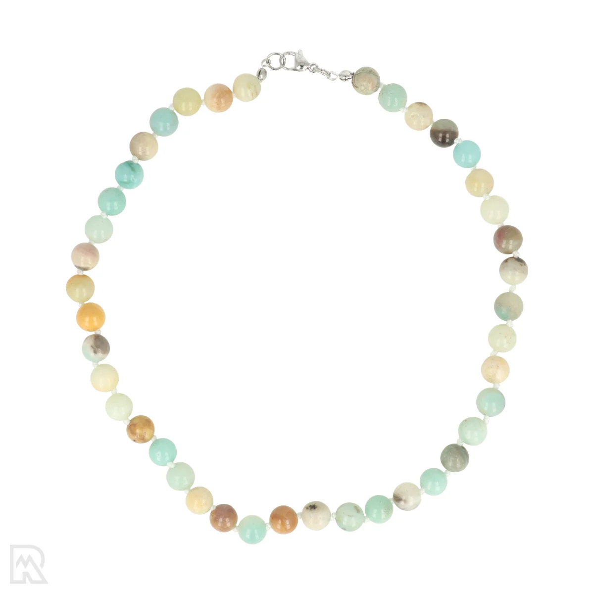 Amazoniet Geknoopte Kralenketting 1 Amazoniet Geknoopte Kralenketting