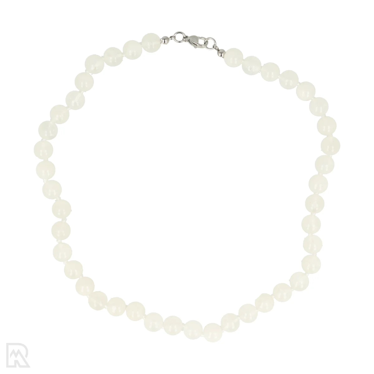 Sneeuwkwarts Geknoopte Kralenketting 1 Sneeuwkwarts Geknoopte Kralenketting