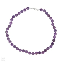 Amethyst geknotete Perlenkette