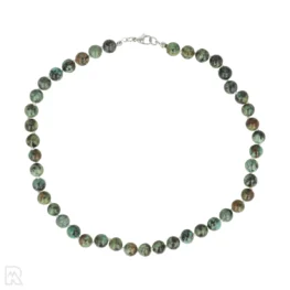 Afrikaanse Turkoois Geknoopte Kralenketting