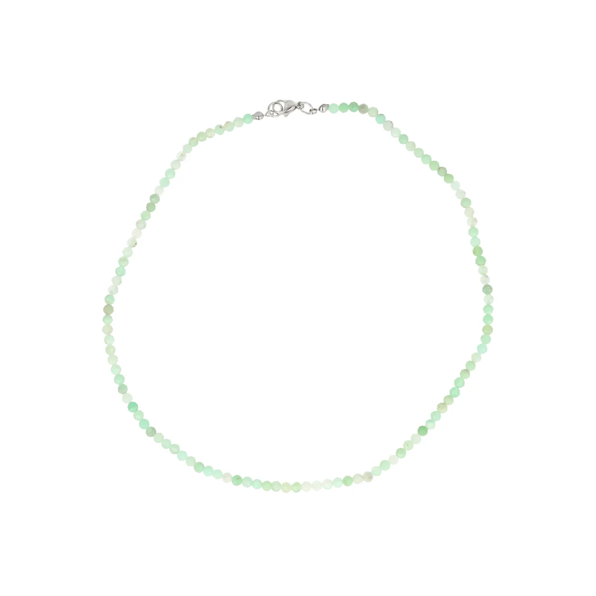 Chrysopraas Facet Kralenketting | 4 mm - 45 cm 1 Chrysopraas Facet Kralenketting | 4 mm - 45 cm