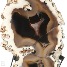 Agate Disc On Stand from Brazil with item number 22411