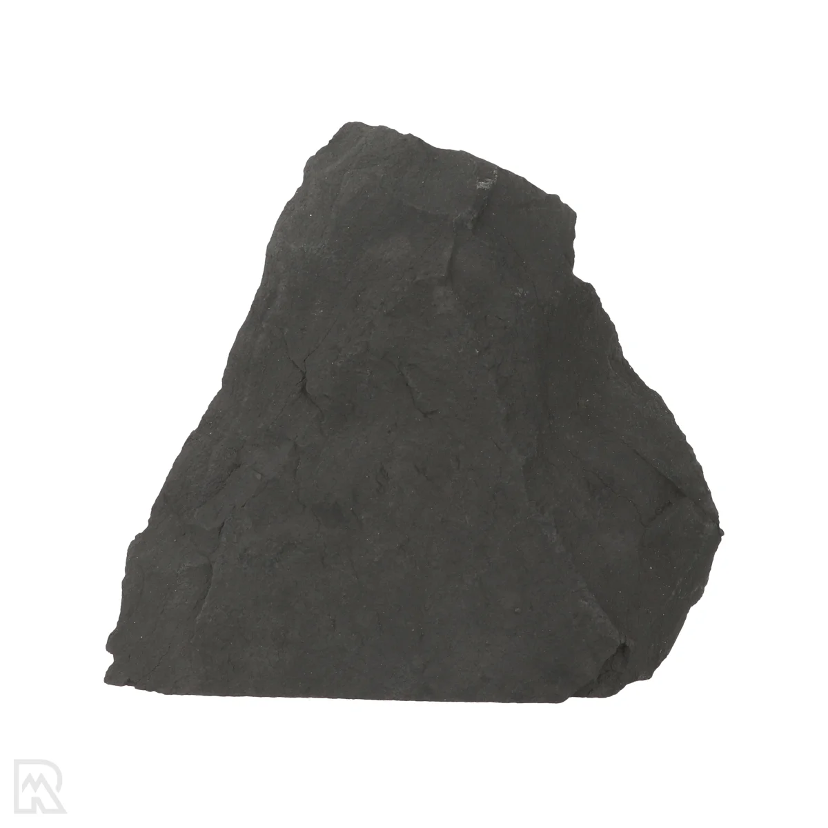 Shungite with Pyrite, Cut-Base 3 Shungite with pyrite, cut base, from Brazil, item number 22441