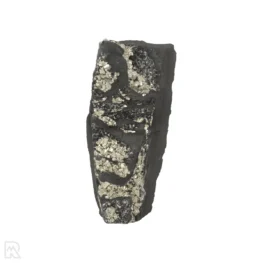 Shungite with pyrite, cut base, from Brazil, item number 22443