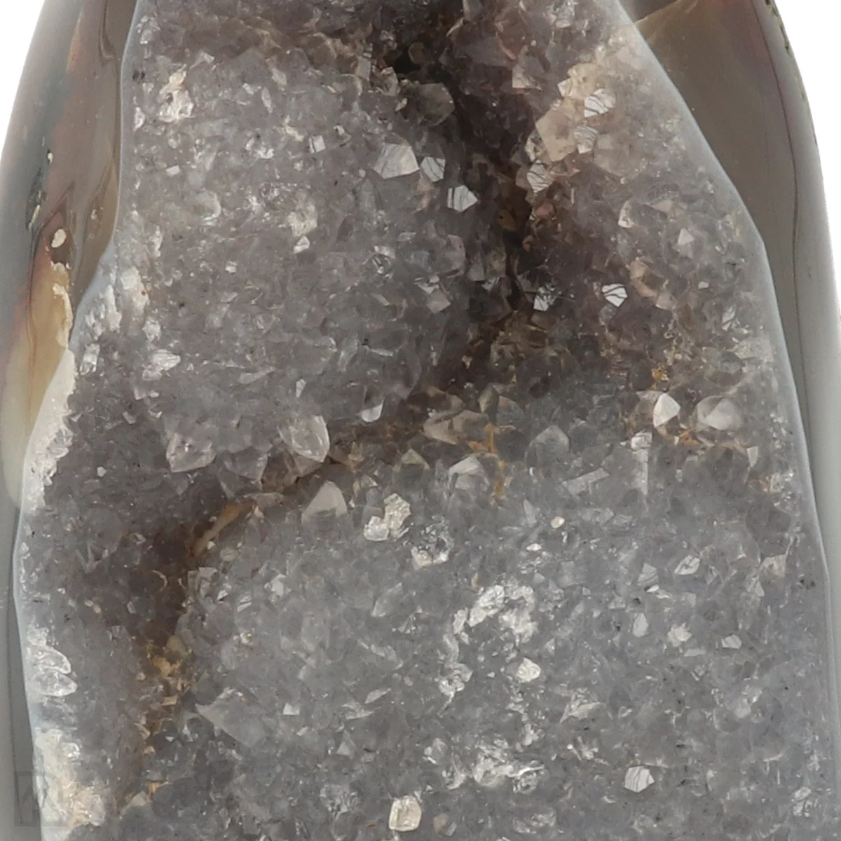 Druzy Agate on a Stand | Q A 2 Agate on a stand from Brazil, item number 22471