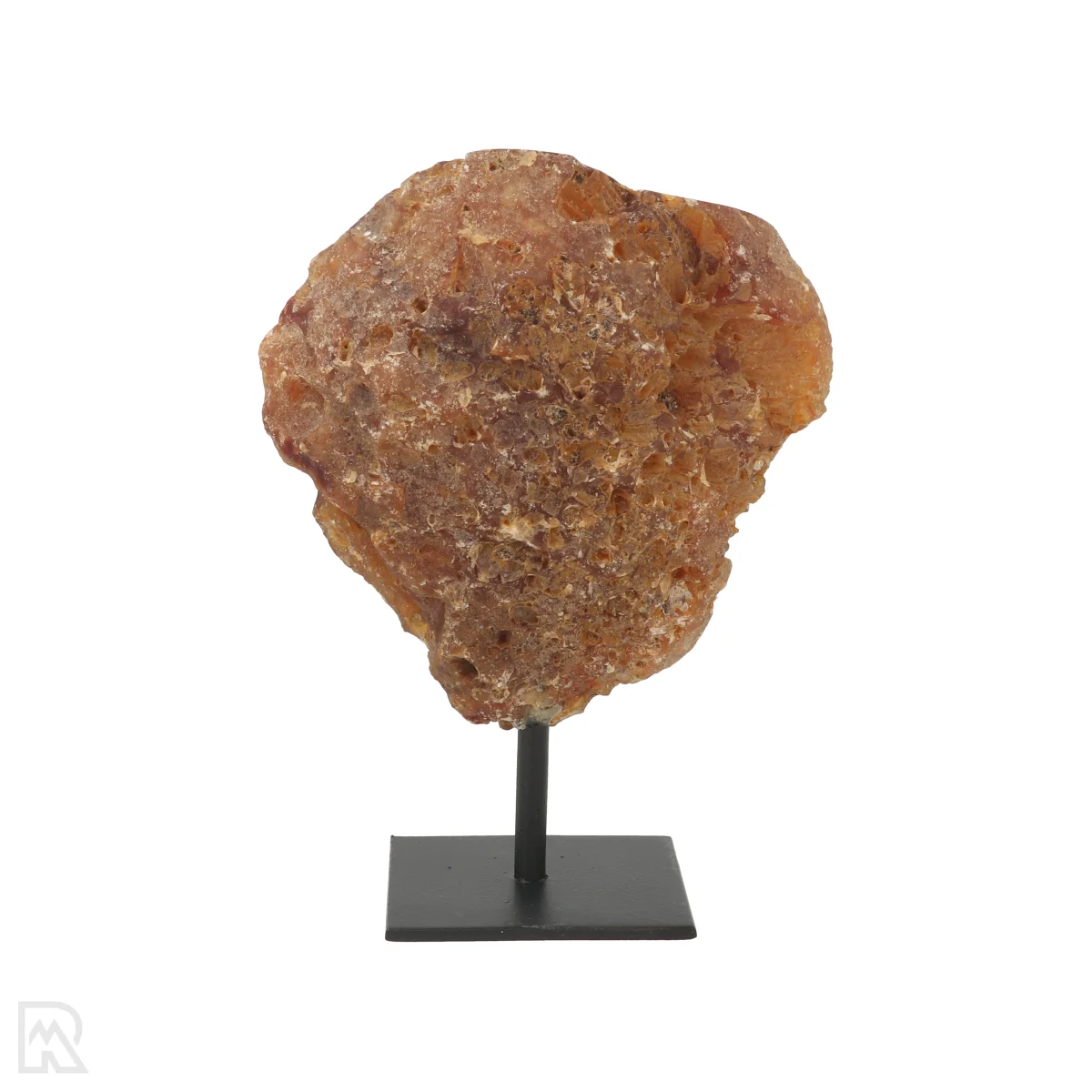 Druzy Agate on a Stand | Q A 3 Agate on a stand from Brazil, item number 22473