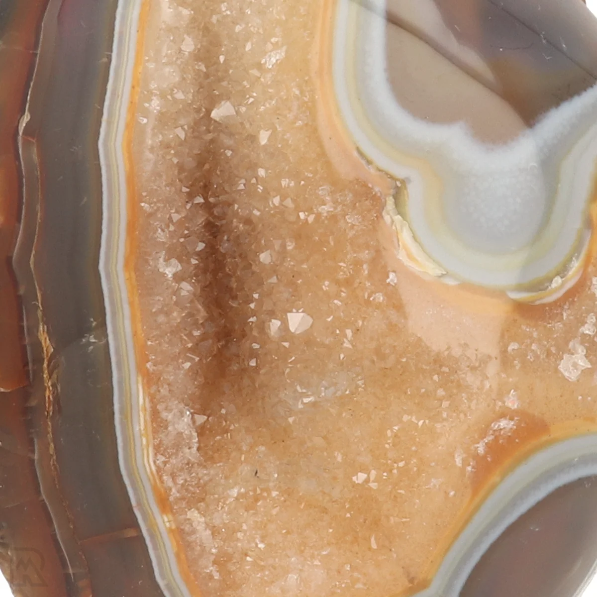 Druzy Agate on a Stand | Q A 2 Agate on a stand from Brazil, item number 22475