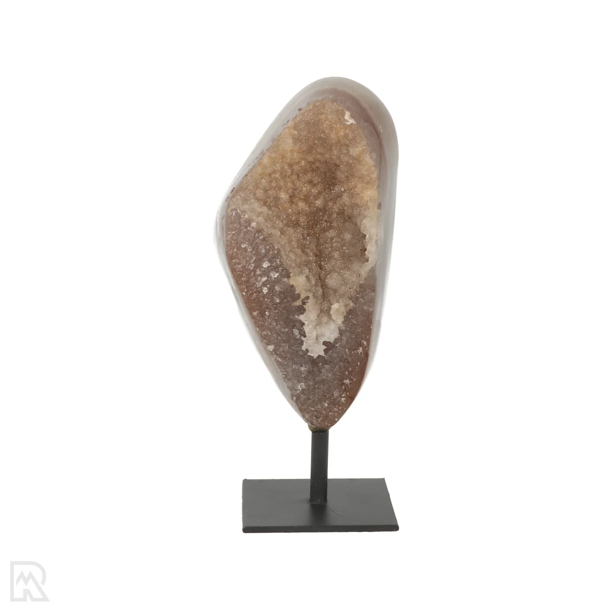 Druzy Agate on a Stand | Q A 1 Agate on a stand from Brazil, item number 22476