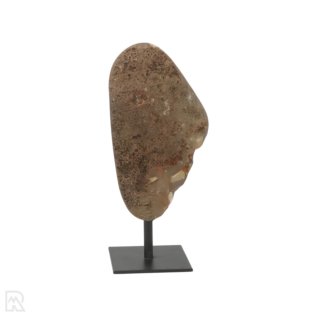 Druzy Agate on a Stand | Q A 3 Agate on a stand from Brazil, item number 22476