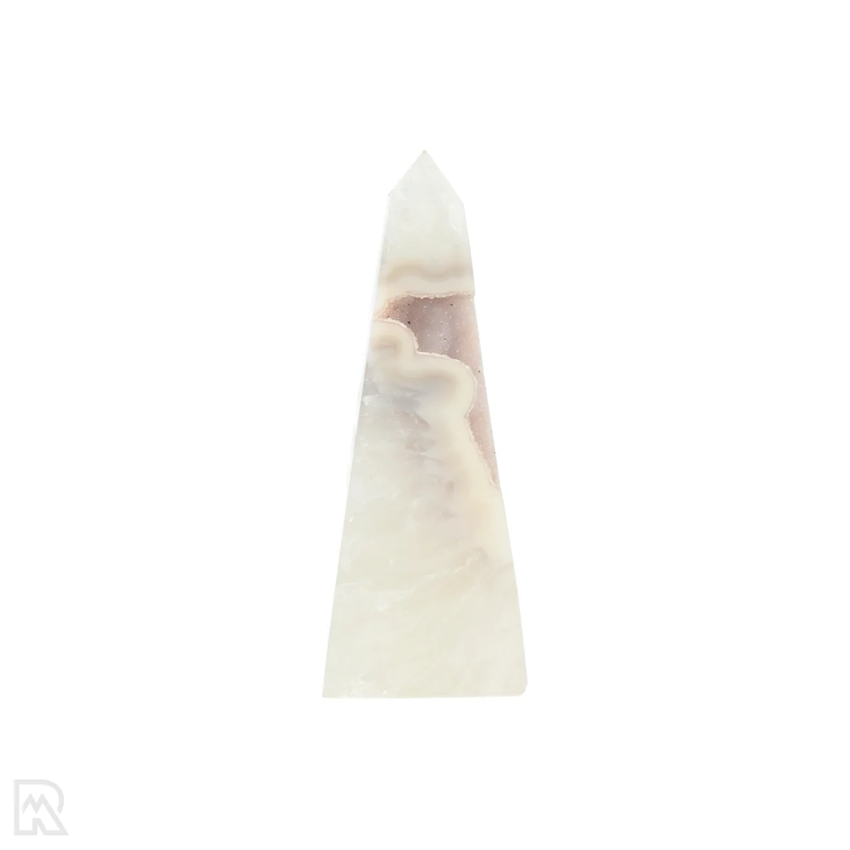 Druzy Agaat Obelisk 1 Druzy Agaat Obelisk uit Braziliƫ met artikelnummer 22525