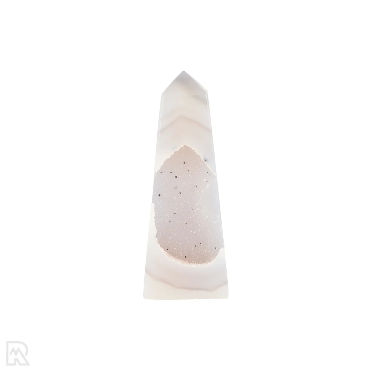 Druzy Agaat Obelisk 1 Druzy Agaat Obelisk uit Braziliƫ met artikelnummer 22526