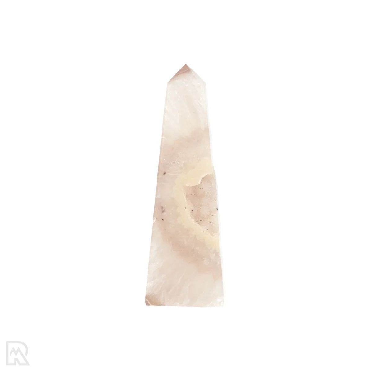 Druzy Agaat Obelisk 1 Druzy Agaat Obelisk uit Braziliƫ met artikelnummer 22528