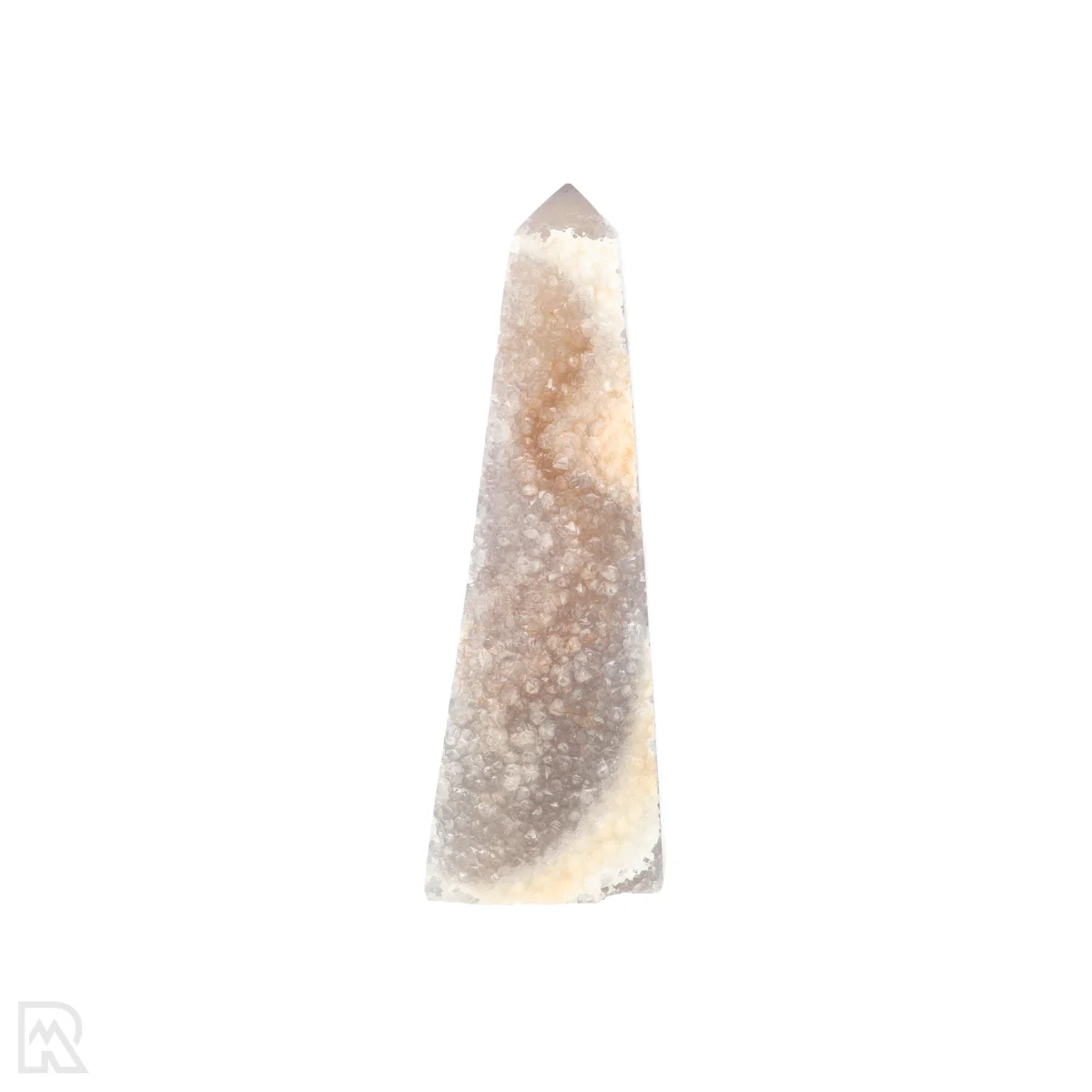 Druzy Agaat Obelisk 1 Druzy Agaat Obelisk uit Braziliƫ met artikelnummer 22529