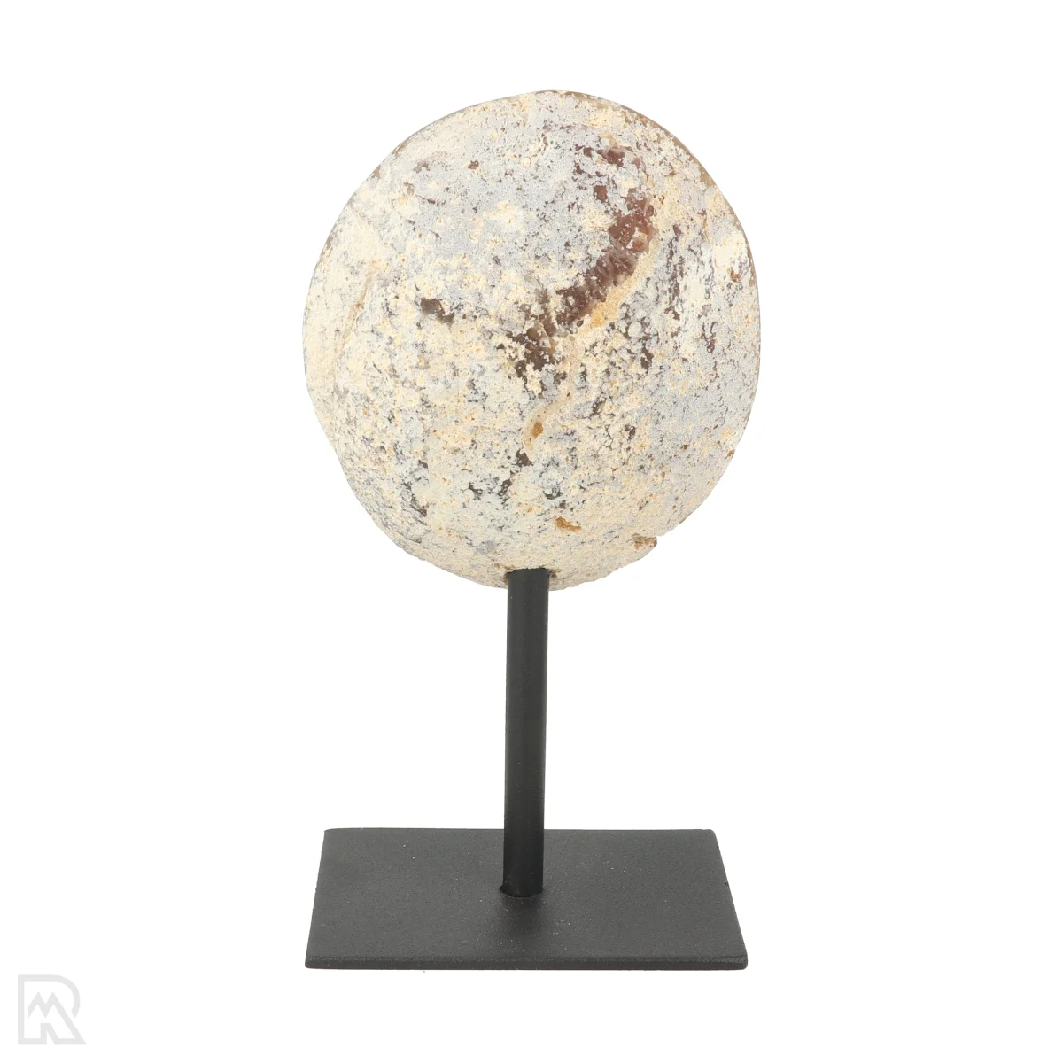 Achat-Geode auf Standard 3 Achat-Geode auf Sockel aus Brasilien mit der Artikelnummer 22557