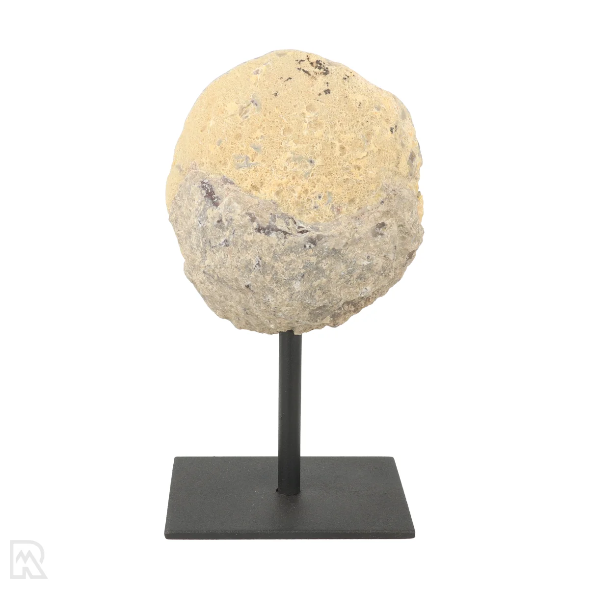 Achat-Geode auf Standard 3 Achat-Geode auf Sockel aus Brasilien mit der Artikelnummer 22558
