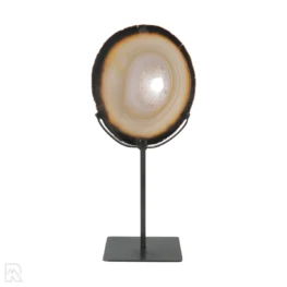 Agaat Schijf Op Standaard uit Brazilië met artikelnummer 22572