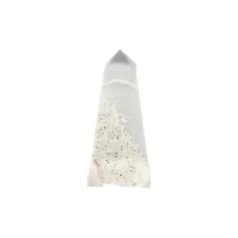 Druzy-Achat-Obelisk aus Brasilien mit der Artikelnummer 22588