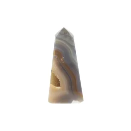 Druzy-Achat-Obelisk aus Brasilien mit der Artikelnummer 22593