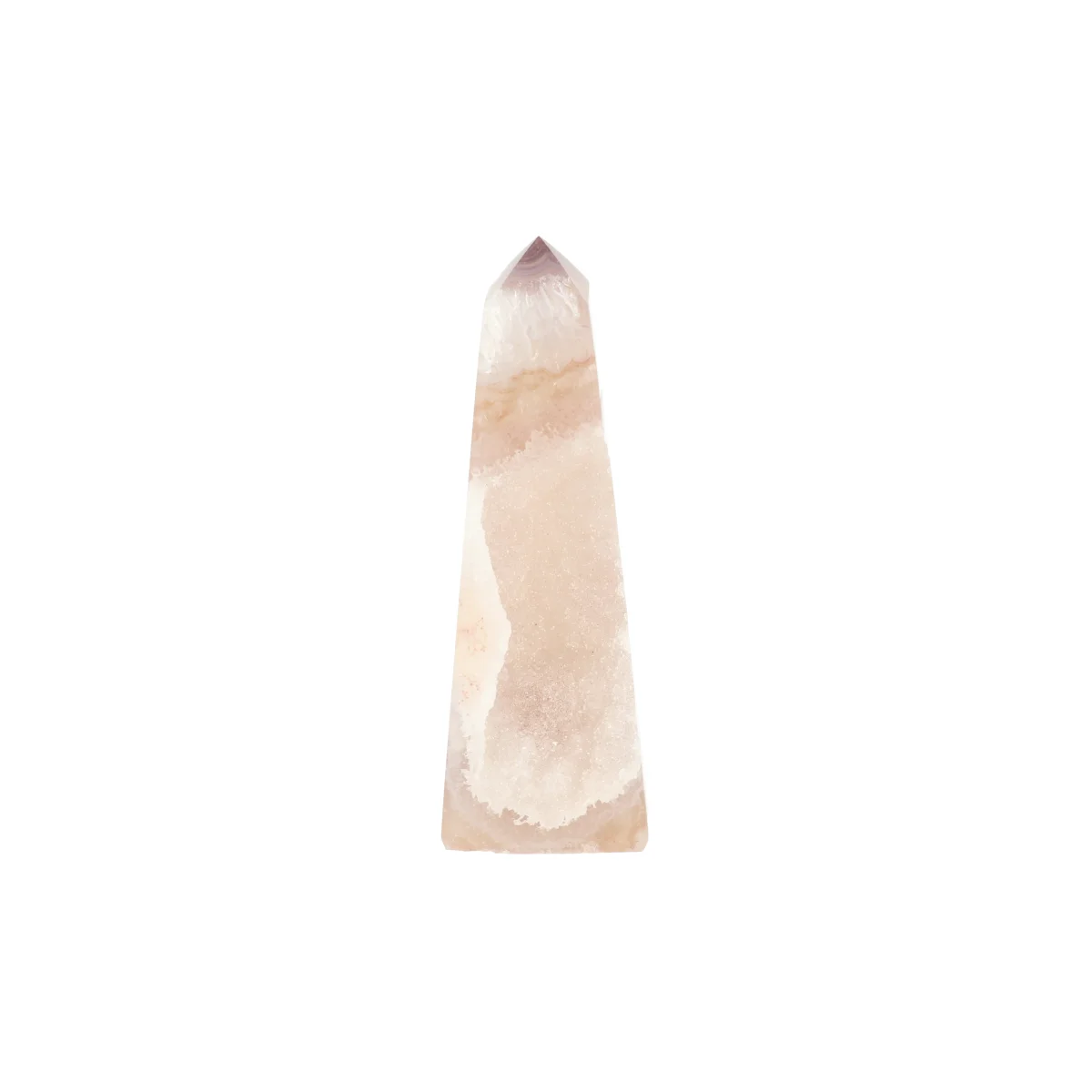 Druzy Agaat Obelisk 1 Druzy Agaat Obelisk uit Braziliƫ met artikelnummer 22600